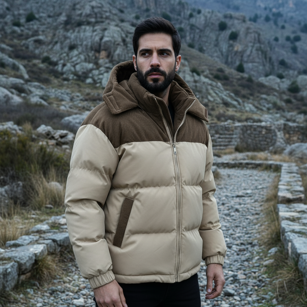 Kurtka Zimowa Pikowana Damska, Lekka i Ciepła, Z Kapturem, Idealna Na Co Dzień, Zimowa Odzież Damska - 1