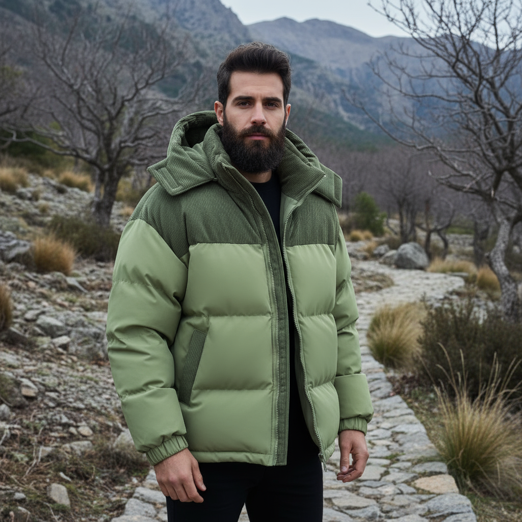 Kurtka Zimowa Pikowana Damska, Lekka i Ciepła, Z Kapturem, Idealna Na Co Dzień, Zimowa Odzież Damska - 2