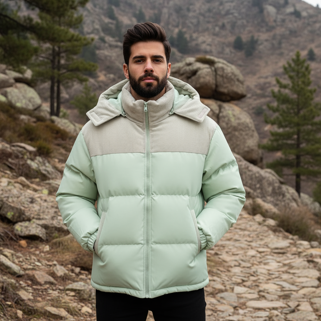 Kurtka Zimowa Pikowana Damska, Lekka i Ciepła, Z Kapturem, Idealna Na Co Dzień, Zimowa Odzież Damska - 3