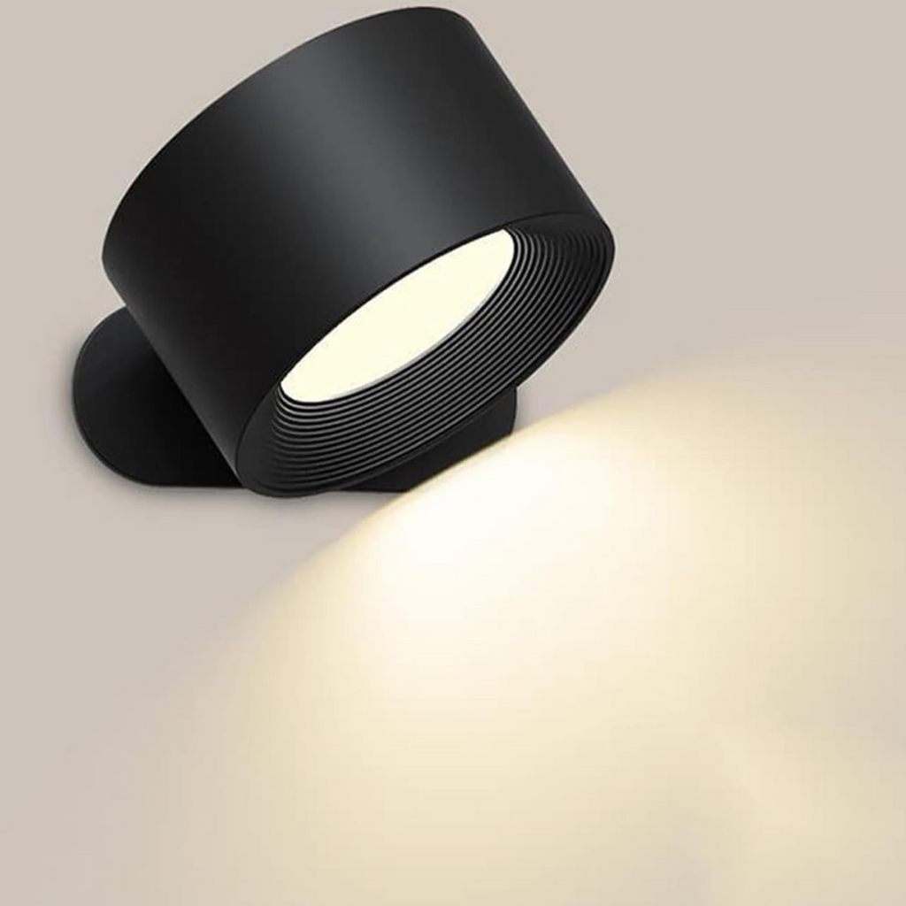 AeroGlow Lampa Ścienna | Bezprzewodowa, Akumulatorowa, 360 Stopni 0