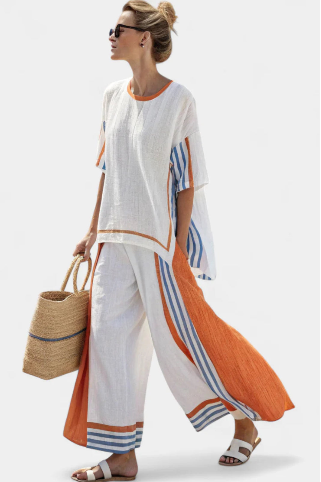 Anila Women's Linen Set | Casual Chic 0