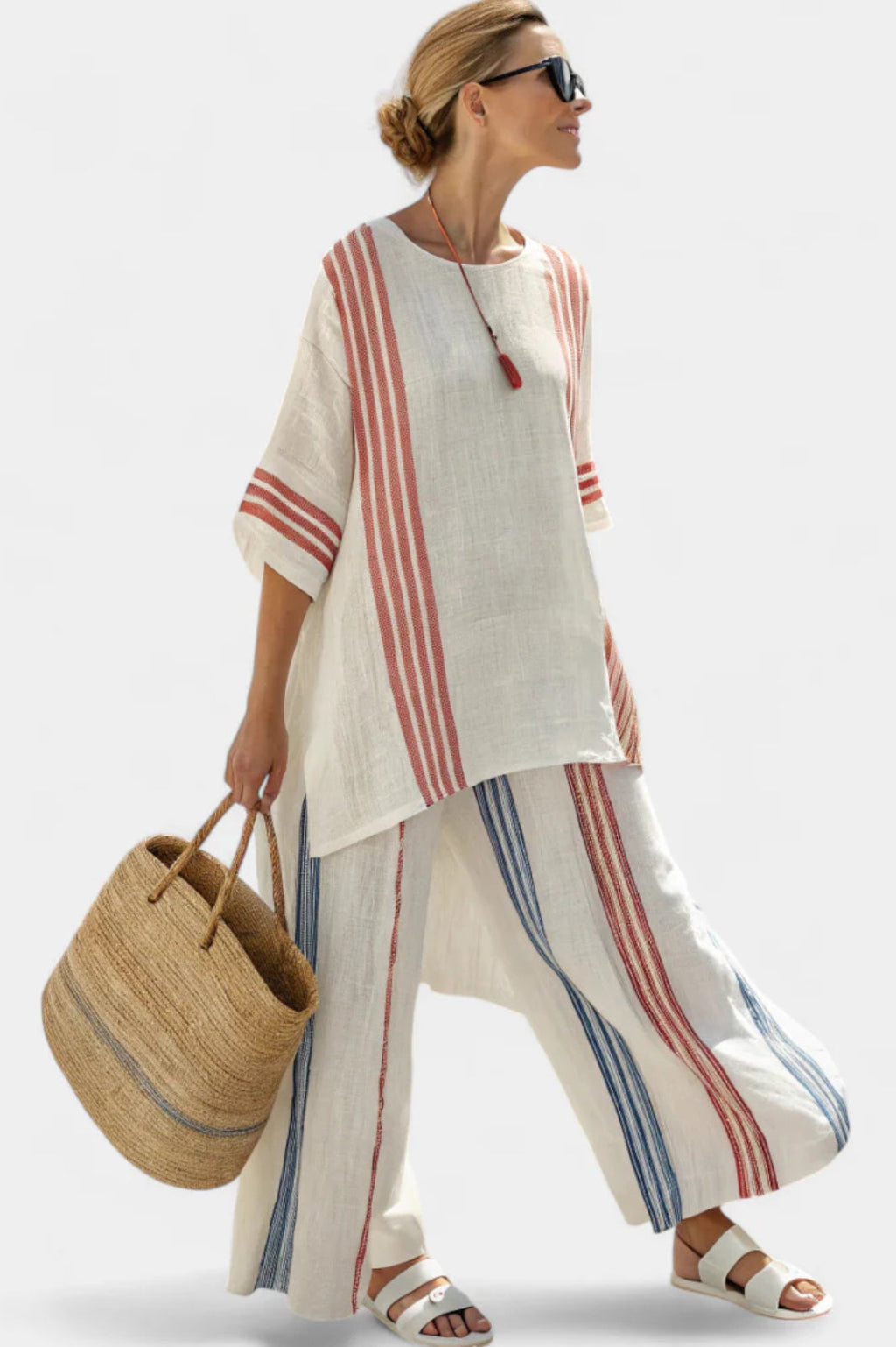 Anila Women's Linen Set | Casual Chic 1
