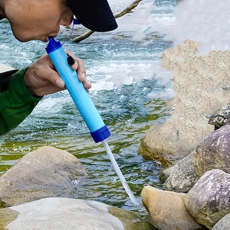 AquaPure Straw Filtr do Wody | Kompaktowy, Usuwa 99,9% Bakterii 0