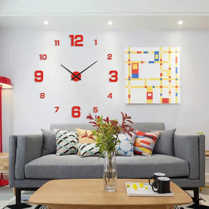 Arlen Kreatywny Zegar Ścienny DIY | Regulowany Rozmiar, Nowoczesny Design 3