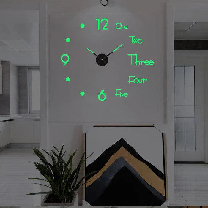 Arlen Kreatywny Zegar Ścienny DIY | Regulowany Rozmiar, Nowoczesny Design 8