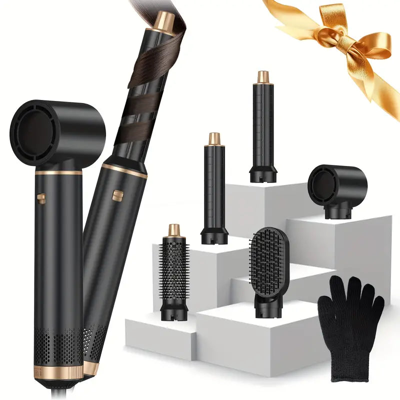 AugustaPro Styler 5 w 1 | Wielofunkcyjna szczotka do suszenia włosów 800 W 0