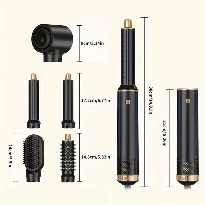 AugustaPro Styler 5 w 1 | Wielofunkcyjna szczotka do suszenia włosów 800 W 5