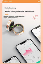 Aurina Smart Wellness Ring | Stal Nierdzewna, Monitorowanie Aktywności i Snu 3