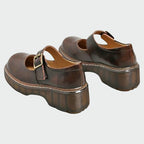 Buty Damskie Mary Jane | Skórzane, Eleganckie z Regulowanym Paskiem 1