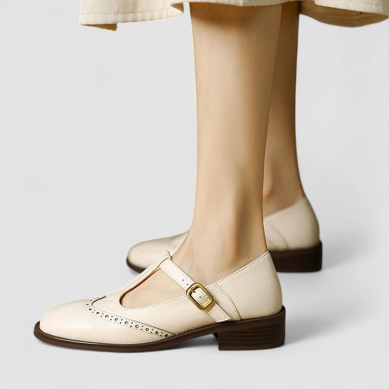 Buty Damskie Mary Jane | Skórzane, Klasyczny Styl i Wygoda 0