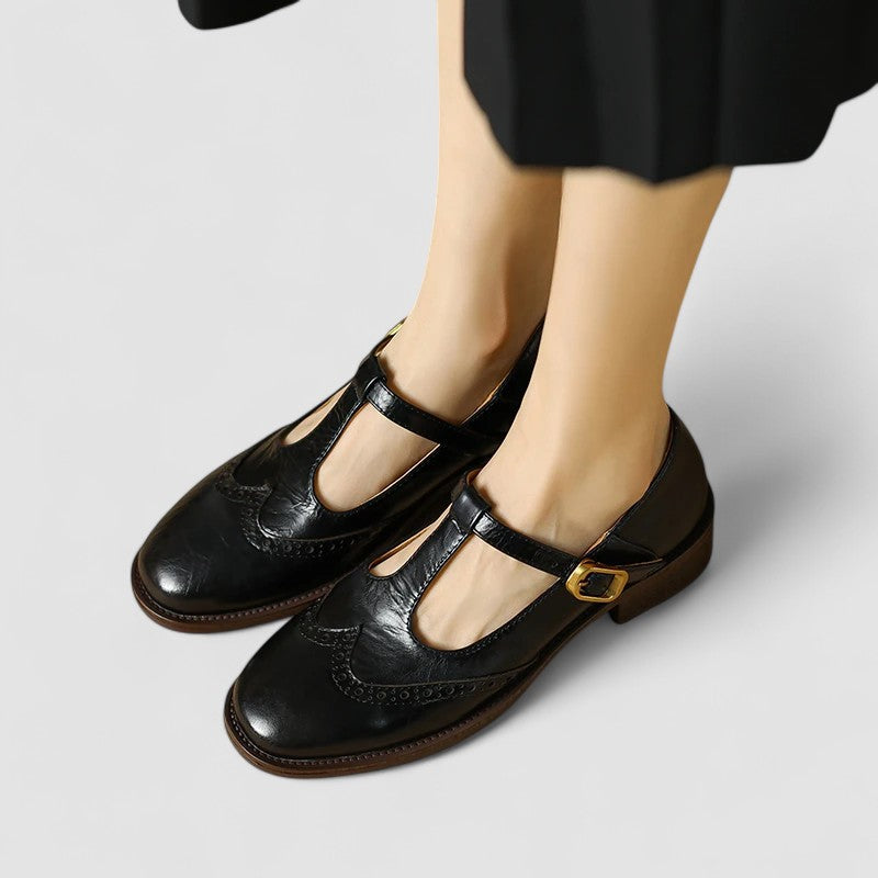 Buty Damskie Mary Jane | Skórzane, Klasyczny Styl i Wygoda 1