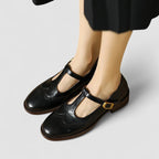 Buty Damskie Mary Jane | Skórzane, Klasyczny Styl i Wygoda 1