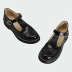 Buty Damskie Mary Janes | Elegancki Design, Regulowany Pasek, Słupkowy Obcas 3