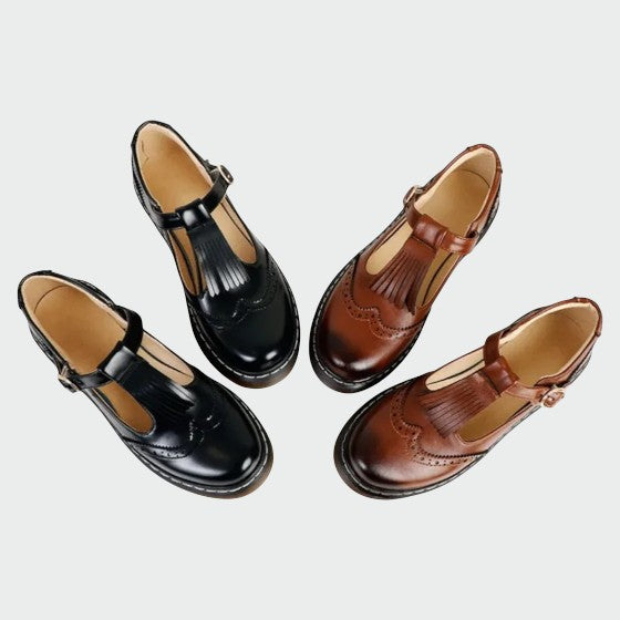 Buty Damskie Mary Janes | Elegancki Design, Regulowany Pasek, Słupkowy Obcas 4