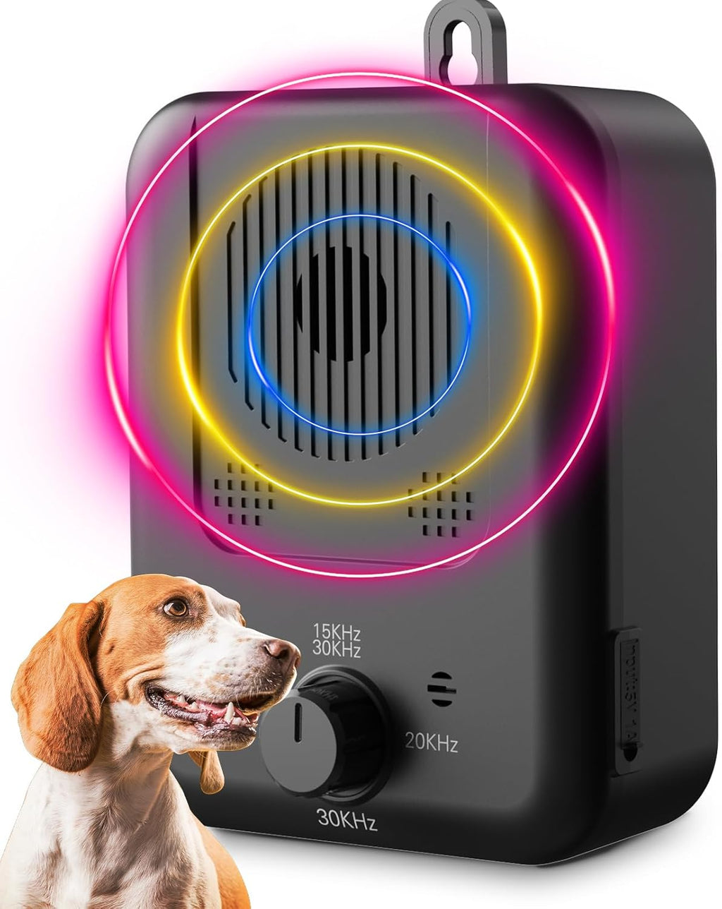 Calvero Ultrasonic Dog Repeller | Ładowalne, Zasięg 15 m, IPX4 0
