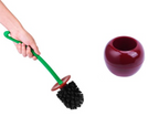 CherryClean Szczotka do Toalety | Wiśniowy Design, Stal Nierdzewna 2