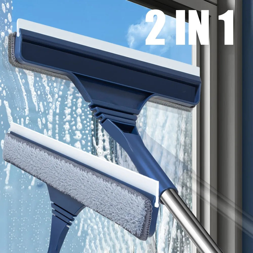Clario Zestaw Czyścików do Okien | Teleskopowy Uchwytem, 2 w 1 2