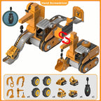 Clevero Playset | Edukacyjne Pojazdy Budowlane dla Dzieci 2