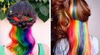 ColorLux Rainbow Hair Extensions Clip-in | 26 Kolorów Tęczy, 50 cm 6