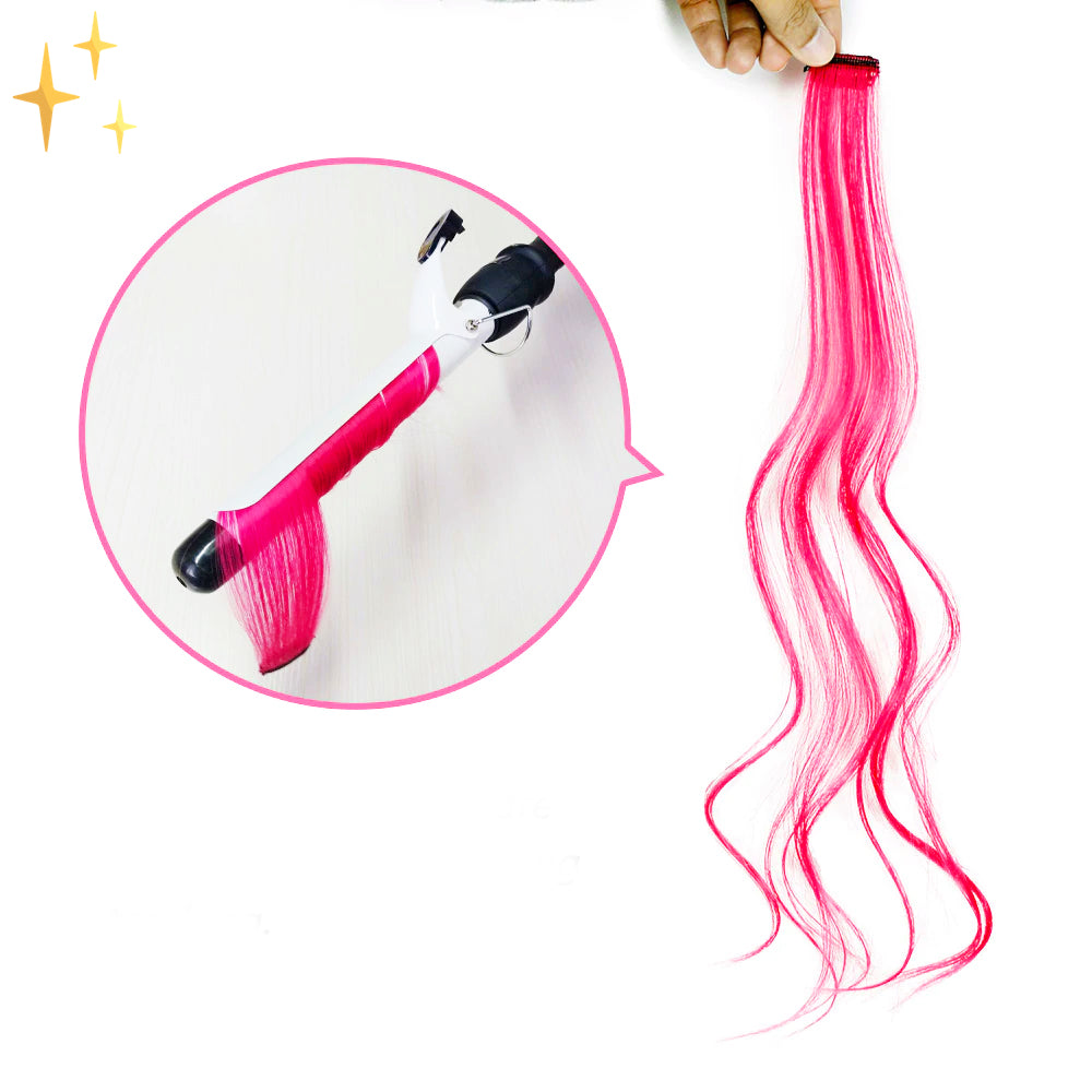 ColorLux Rainbow Hair Extensions Clip-in | 26 Kolorów Tęczy, 50 cm 7