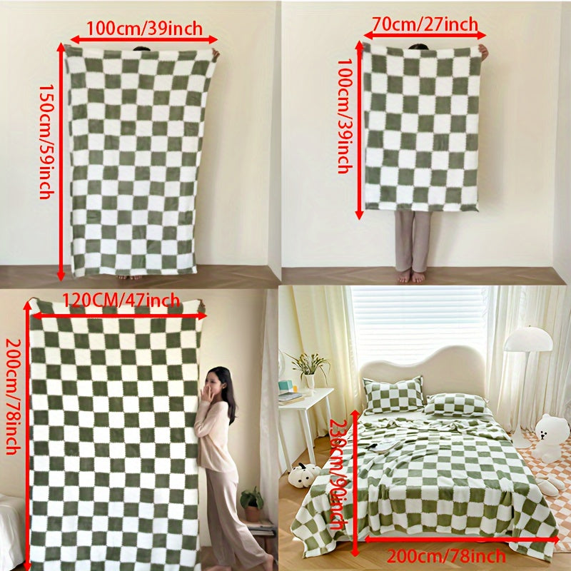 Cosy Soft Flanel Blanket Koc Flanelowy | Miękki, Ciepły, W Kratę 6