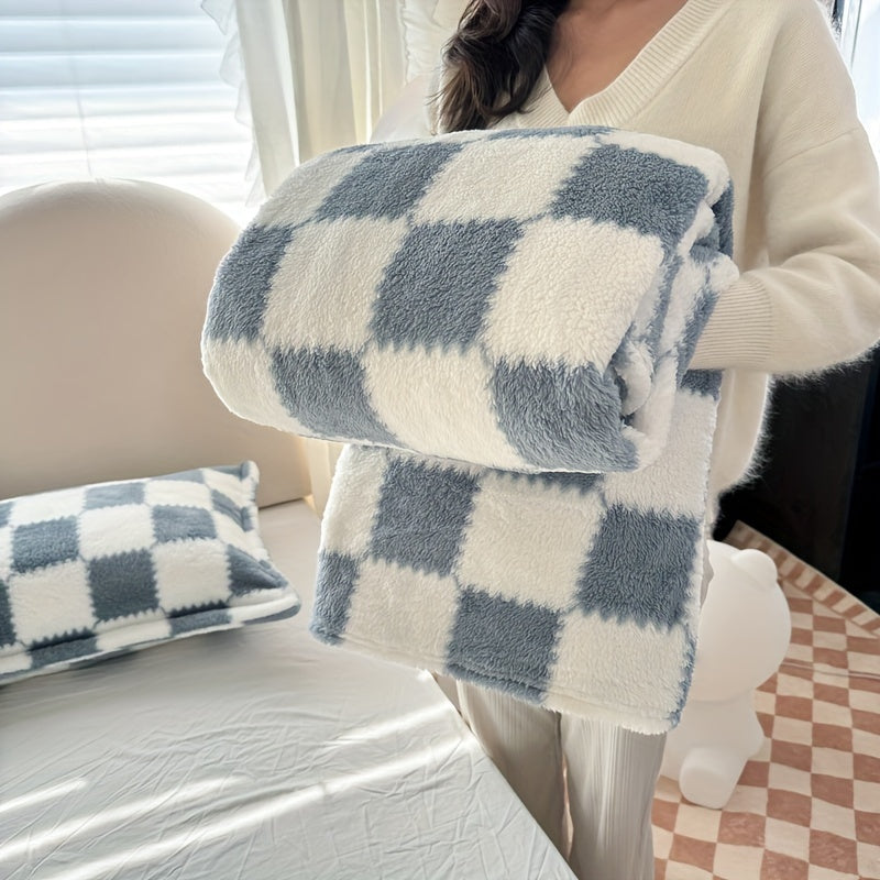 Cosy Soft Flanel Blanket Koc Flanelowy | Miękki, Ciepły, W Kratę 7
