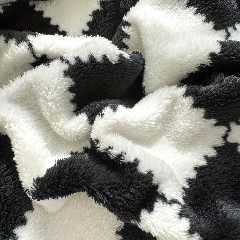 Cosy Soft Flanel Blanket Koc Flanelowy | Miękki, Ciepły, W Kratę 8