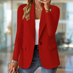 Czarna Marynarka Damska Claire | Elegancki Krój, Wygodny Styl 2