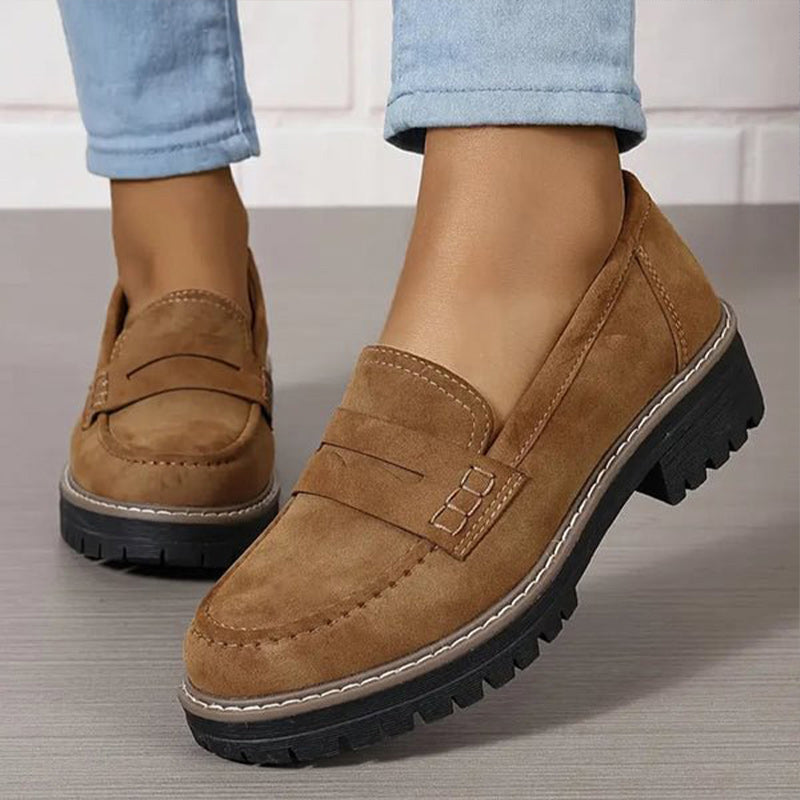 Czarne Loafersy Damskie Zosia | Antypoślizgowe, Komfortowe 8