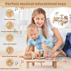 Dalia Drewniana Stacja Muzyczna | Edukacyjne Instrumenty dla Dzieci 3
