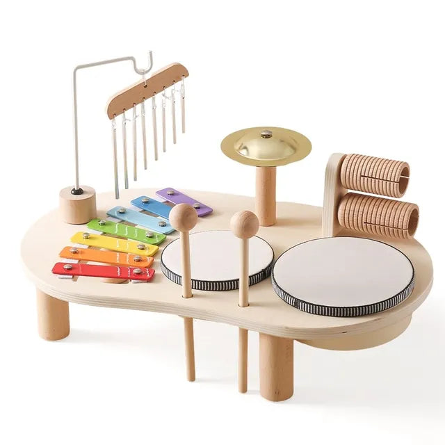 Dalia Drewniana Stacja Muzyczna | Edukacyjne Instrumenty dla Dzieci 4