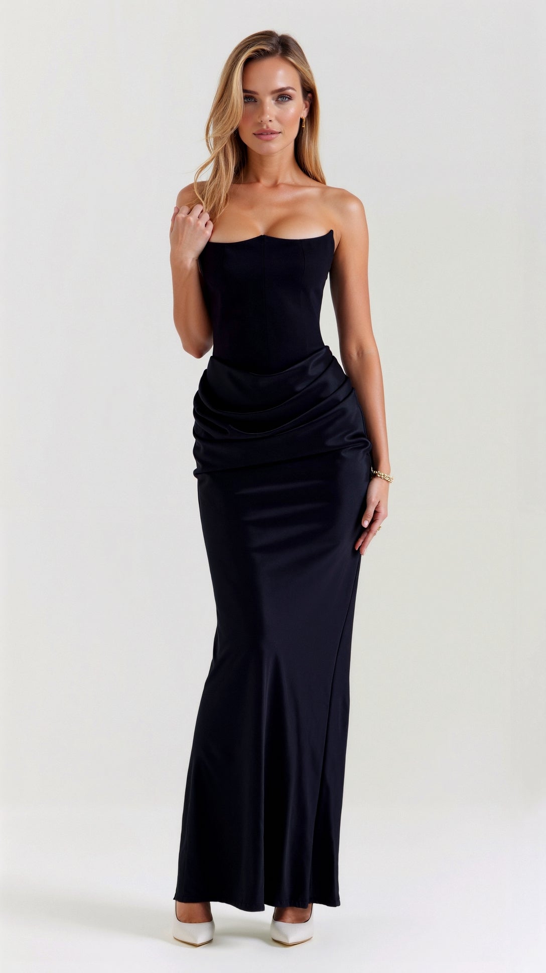 Damska Sukienka Maxi | Elegancka Kolumnowa Sylwetka 0