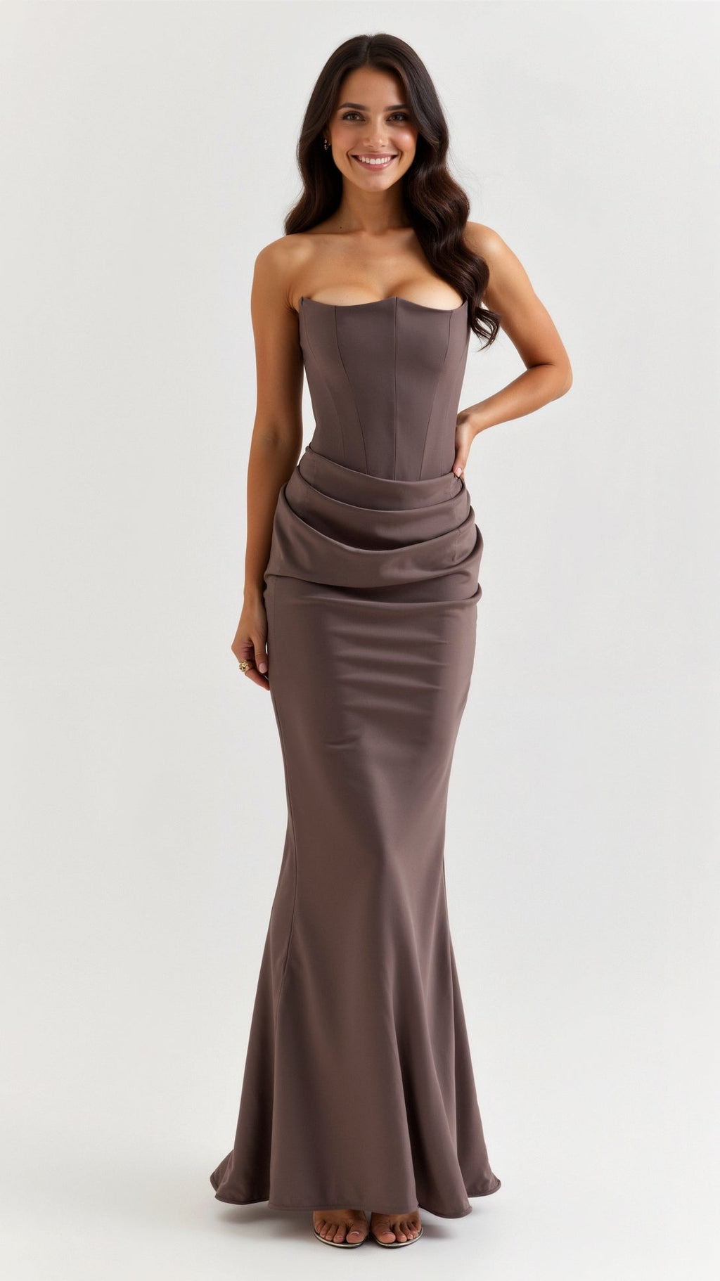Damska Sukienka Maxi | Elegancka Kolumnowa Sylwetka 3