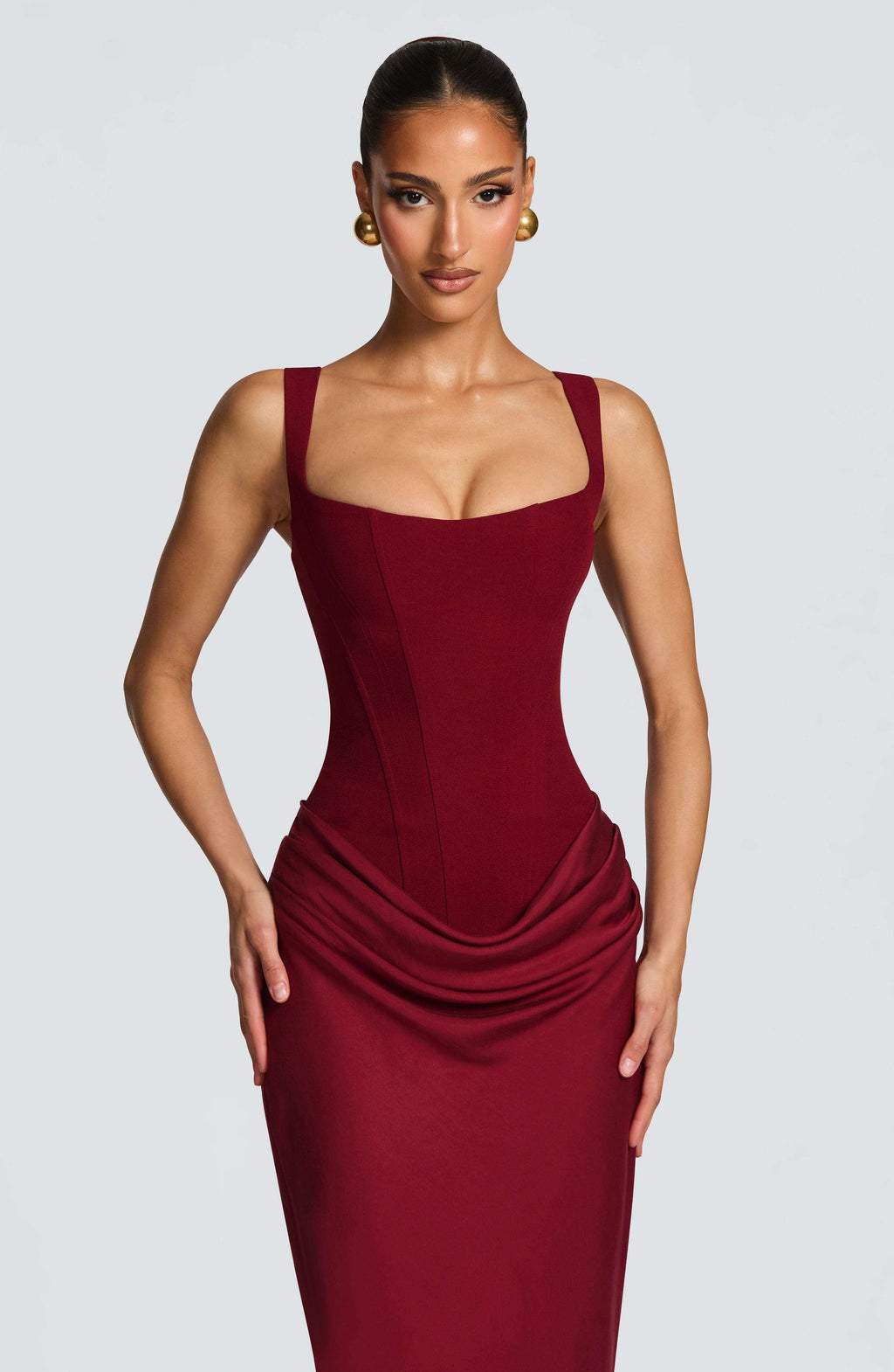 Damska Sukienka Maxi | Elegancki Krój Bez Rękawów 3