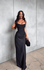 Damska Sukienka Maxi | Elegancki Krój Bez Rękawów 9