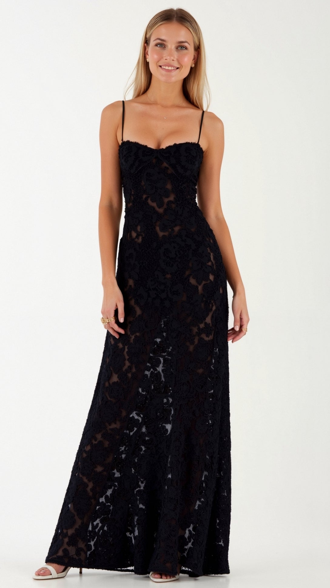 Damska Sukienka Maxi | Kwiatowy Wzór, Elegancka 9