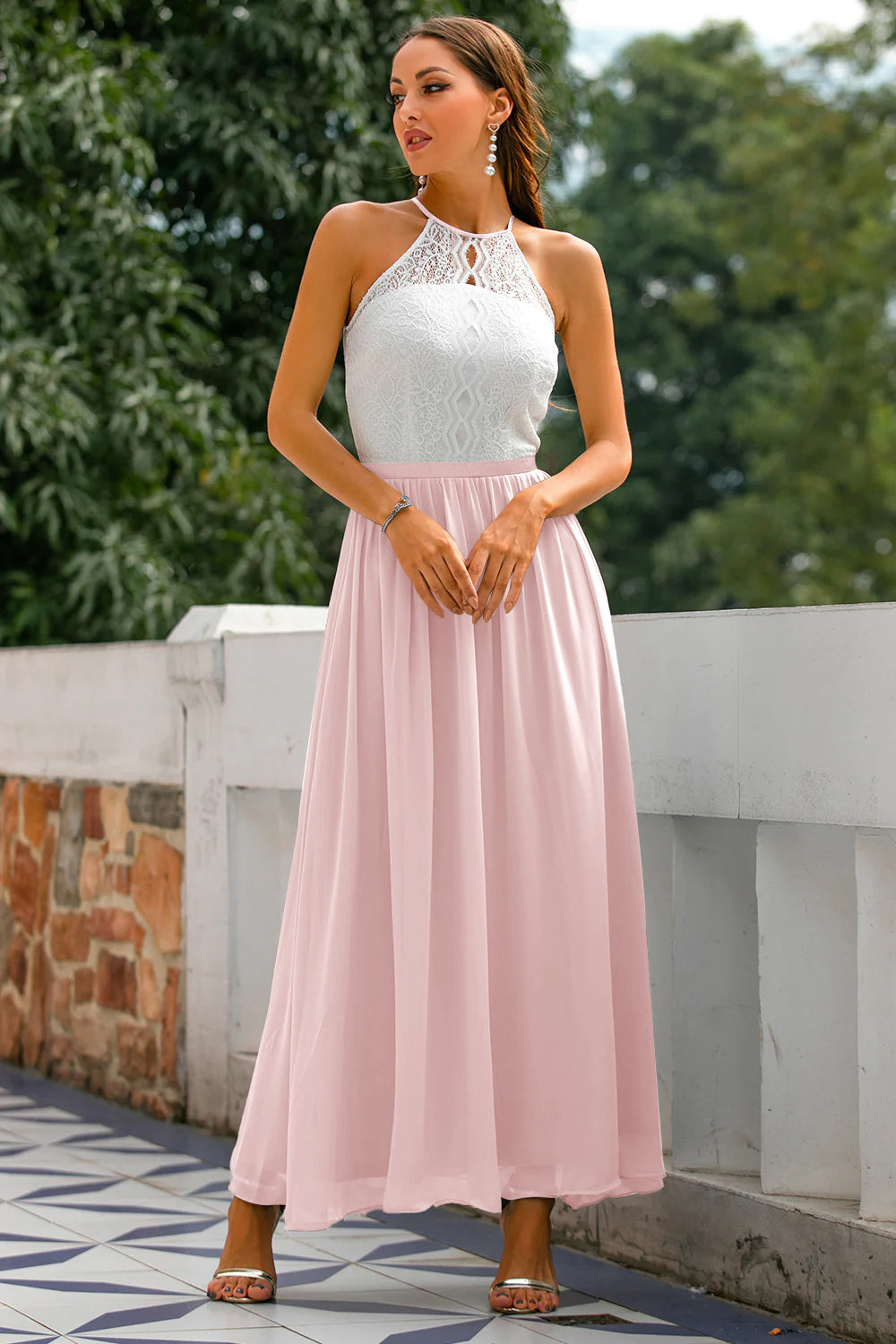 Damska Sukienka Maxi | Wiązanie na Szyi, Elegancka 9