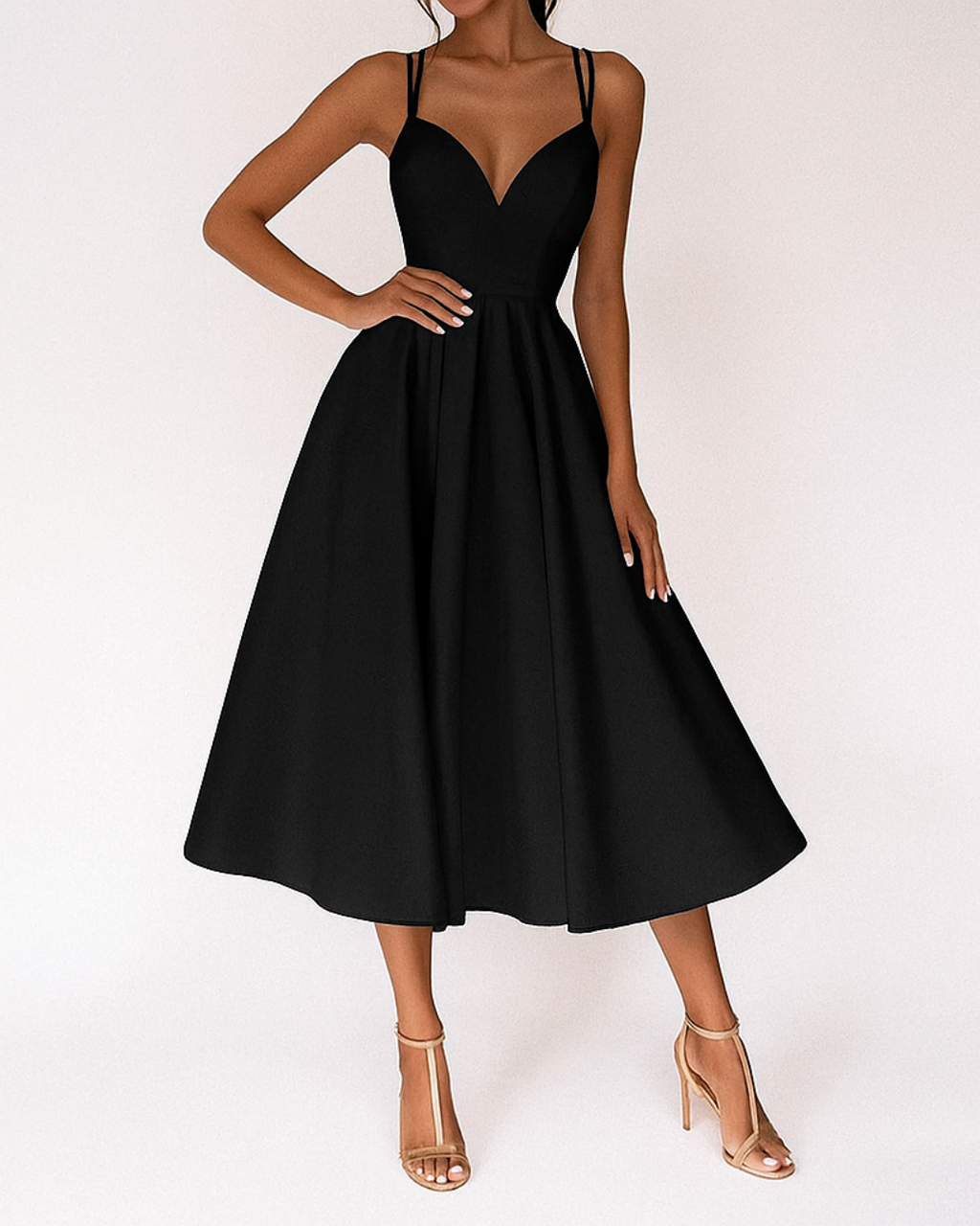 Damska Sukienka Midi | Elegancki Styl na Uroczystości 3
