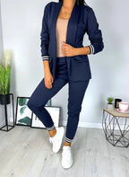 Damski Komplet Dresowy | Elegancka Marynarka i Spodnie Jogger 7