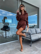 Damski Komplet Elegancki | Koronkowy Top i Spodnie 5
