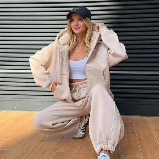 Damski Zestaw Dresowy Kayla | Miękka Tkanina, Sportowy Styl 0