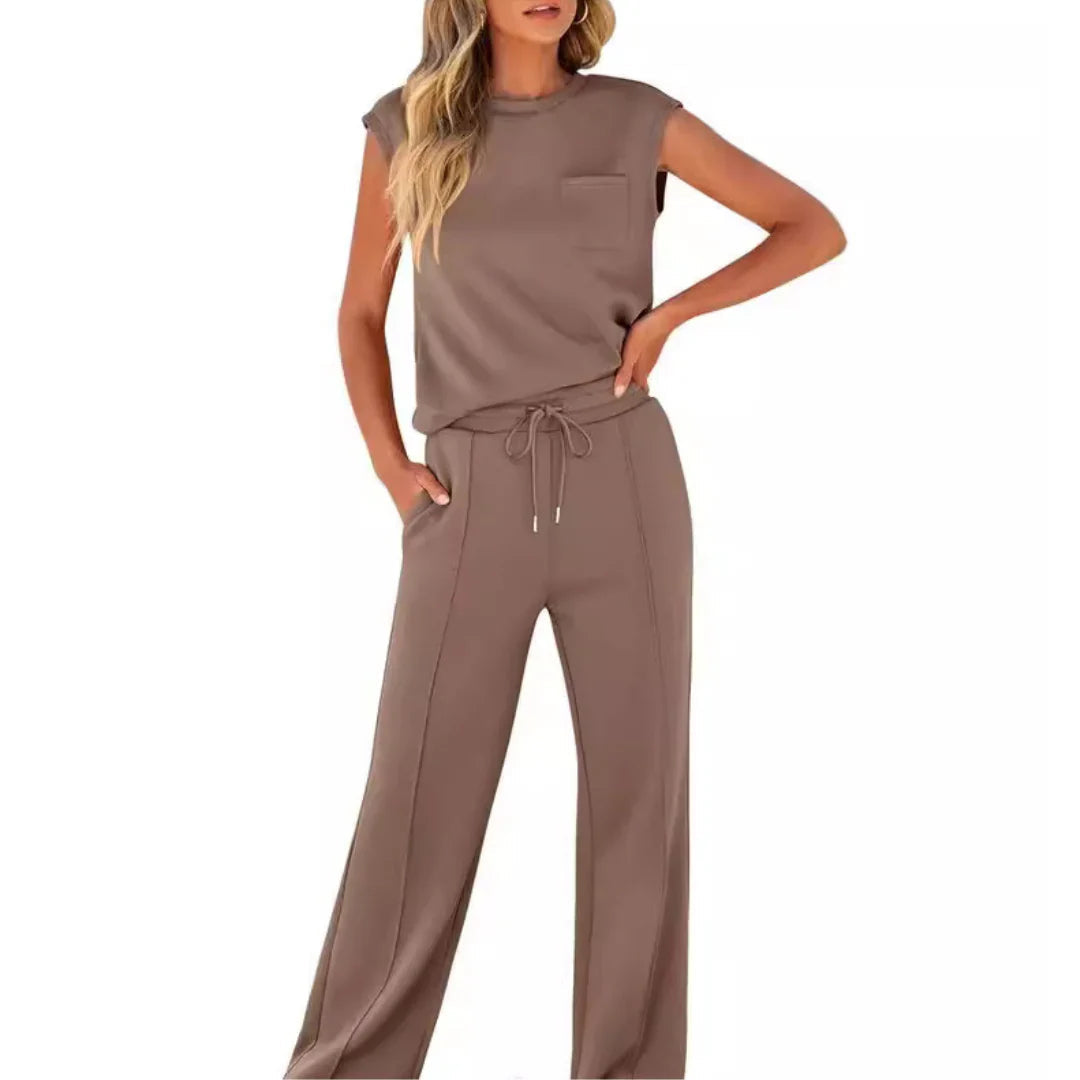 Damski Zestaw Oversize | Przewiewny Materiał, Casualowy 1