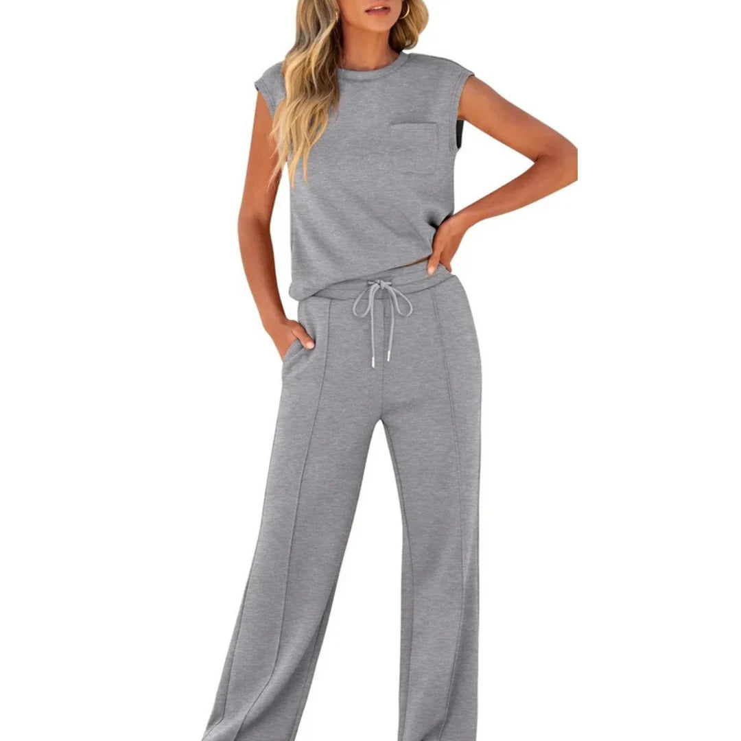 Damski Zestaw Oversize | Przewiewny Materiał, Casualowy 7