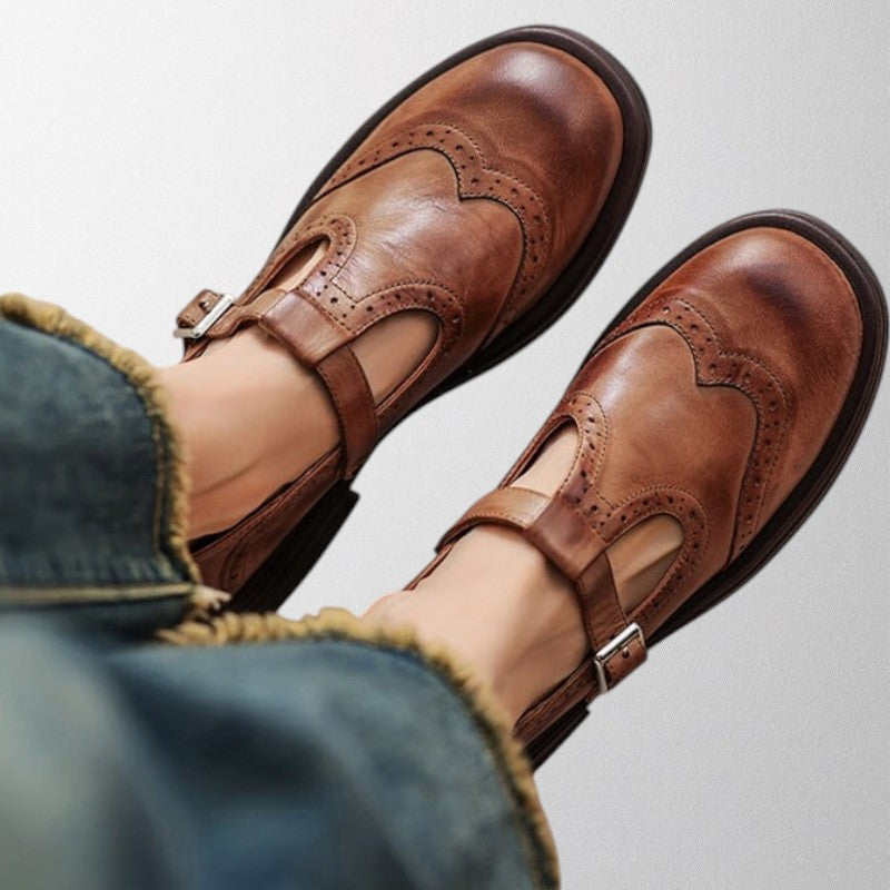 Damskie Buty Skórzane | Elegancki Styl, Wysokiej Jakości Materiał 2