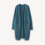 Długi Damski Kardigan z Otwartym Przodem-Cardigan-Moda Perla-Moda Perla