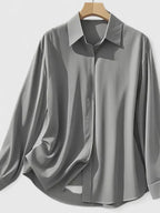 Elegancki Top Damski z Kołnierzykiem | 100% Bawełna, Długi Rękaw 2