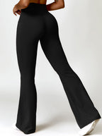 Elena Damskie Legginsy Bootcut | Wysoki Stan, Kieszenie, Elastyczne 2