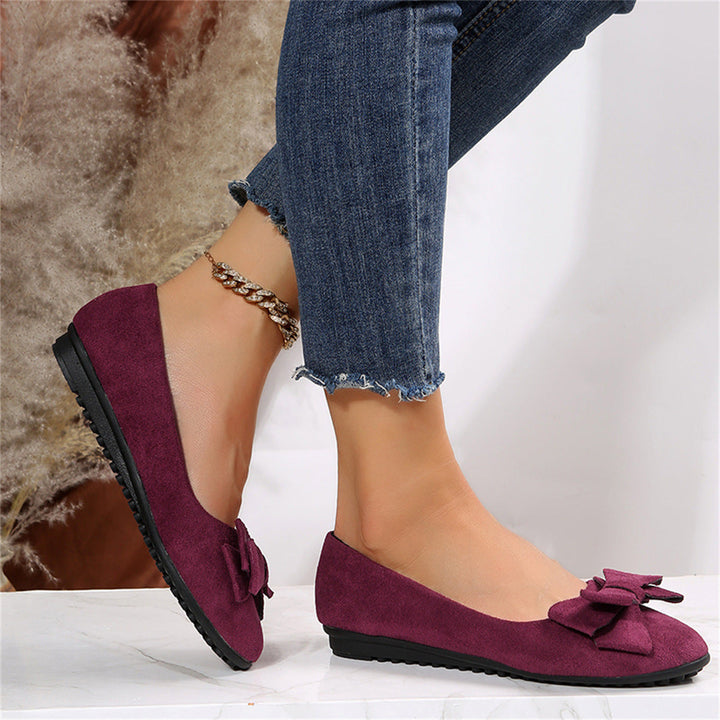 Ewa Women's Flat Shoes | Stylish Bow Detail, Comfortable Casual Footwear 7