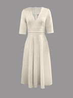 Ewelina Midi Dress | Elegancka Rozkloszowana Sukienka dla Kobiet 4