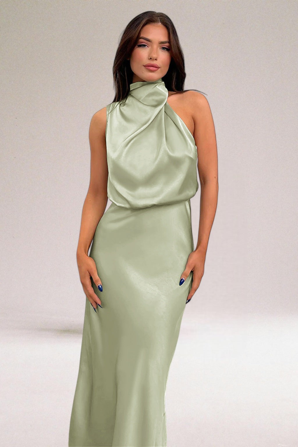 Giselle Sukienka Halter | Elegancki Krój na Specjalne Okazje 0